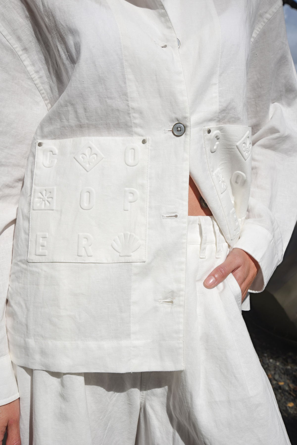 BUTTONED AND EM BOSSY SHIRT