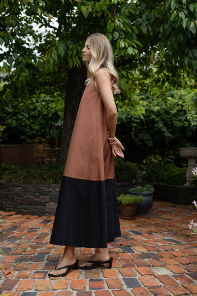LUNE SPLICED DRESS
