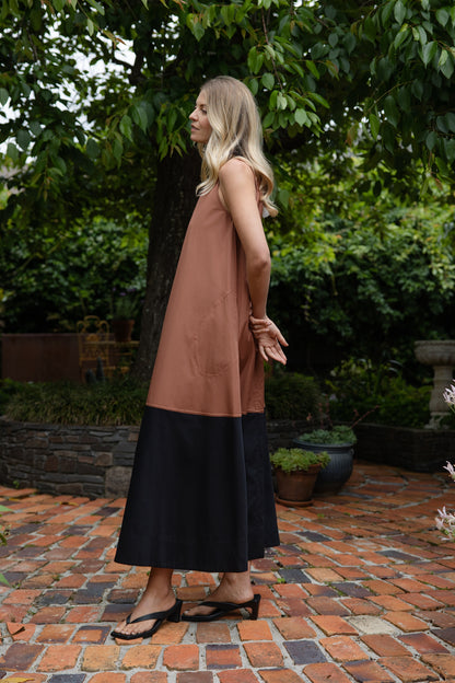 LUNE SPLICED DRESS