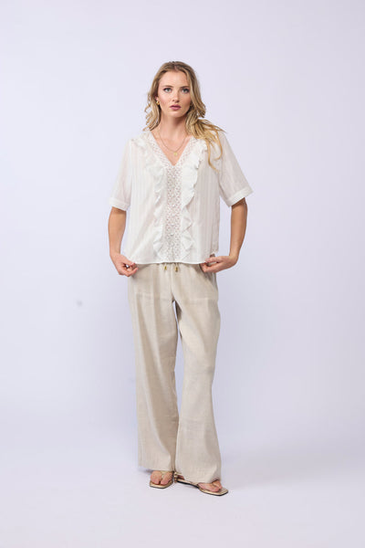 LAKE PANT NATURAL LINEN