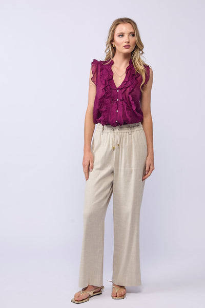 LAKE PANT NATURAL LINEN