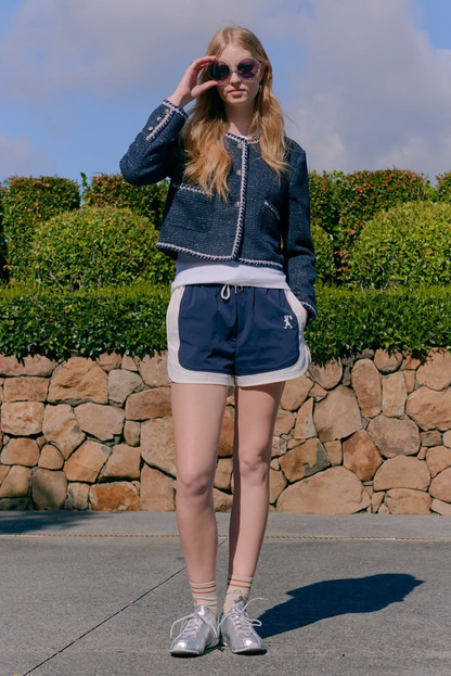 CROPPED BOUCLE JACKET