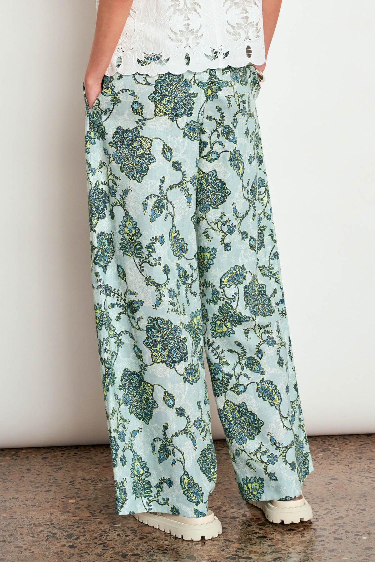 ZOE KRATZMANN PHASE PANT FERN PAISLEY