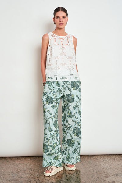 ZOE KRATZMANN PHASE PANT FERN PAISLEY