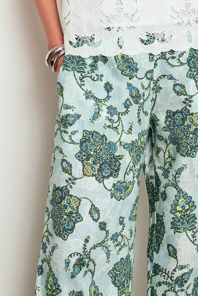 ZOE KRATZMANN PHASE PANT FERN PAISLEY