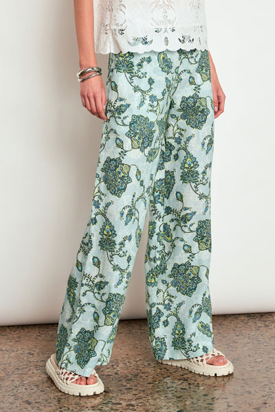 ZOE KRATZMANN PHASE PANT FERN PAISLEY