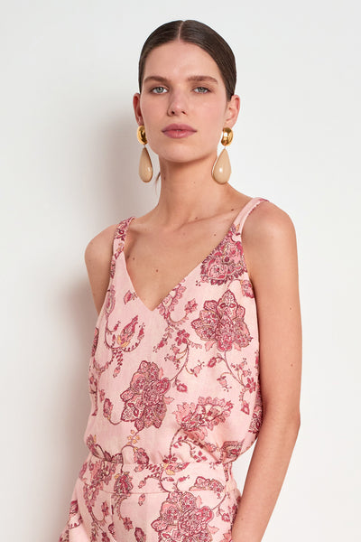ZOE KRATZMANN TIDAL TOP PEONY PAISLEY