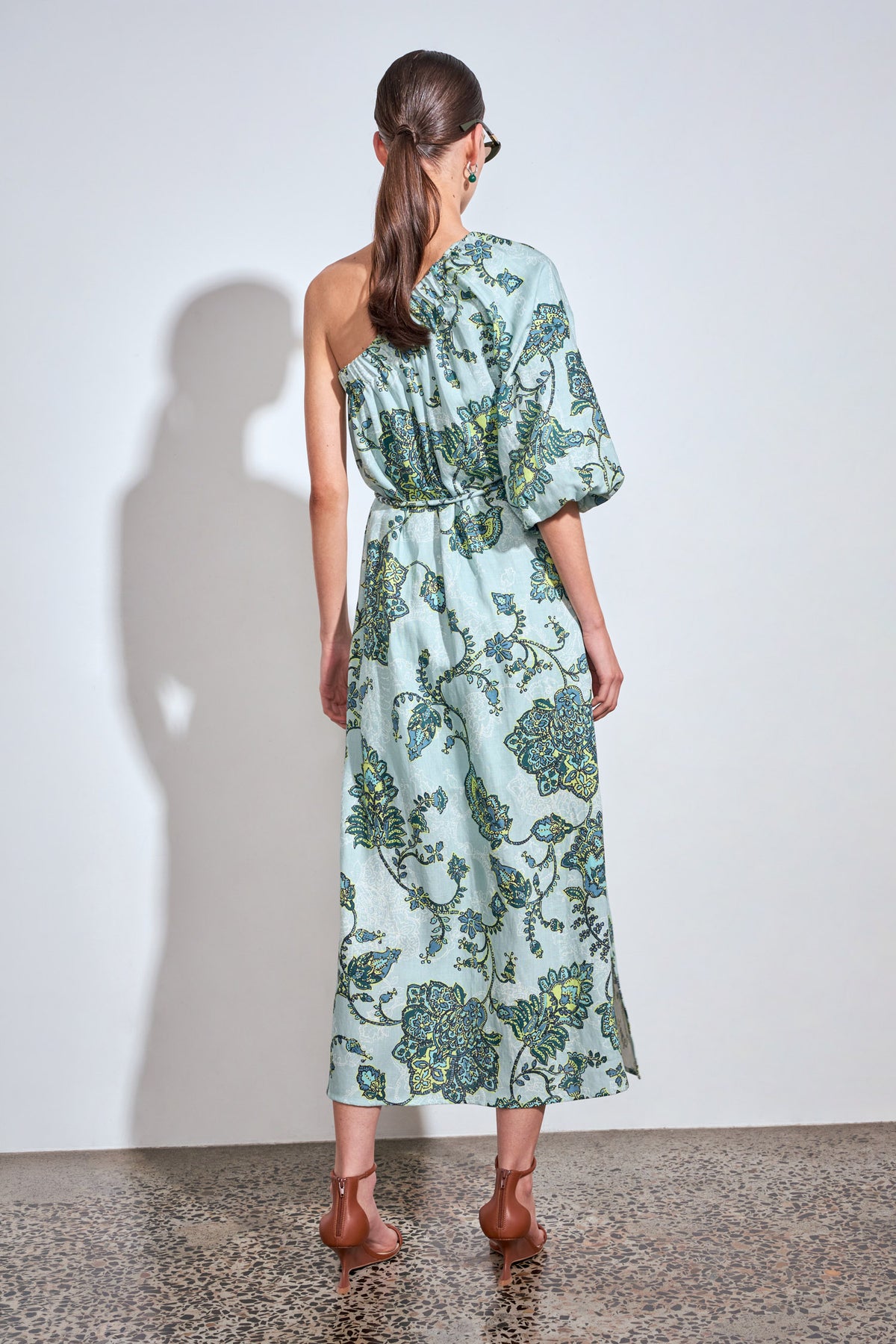 ZOE KRATZMANN SILHOUETTE DRESS FERN PAISLEY