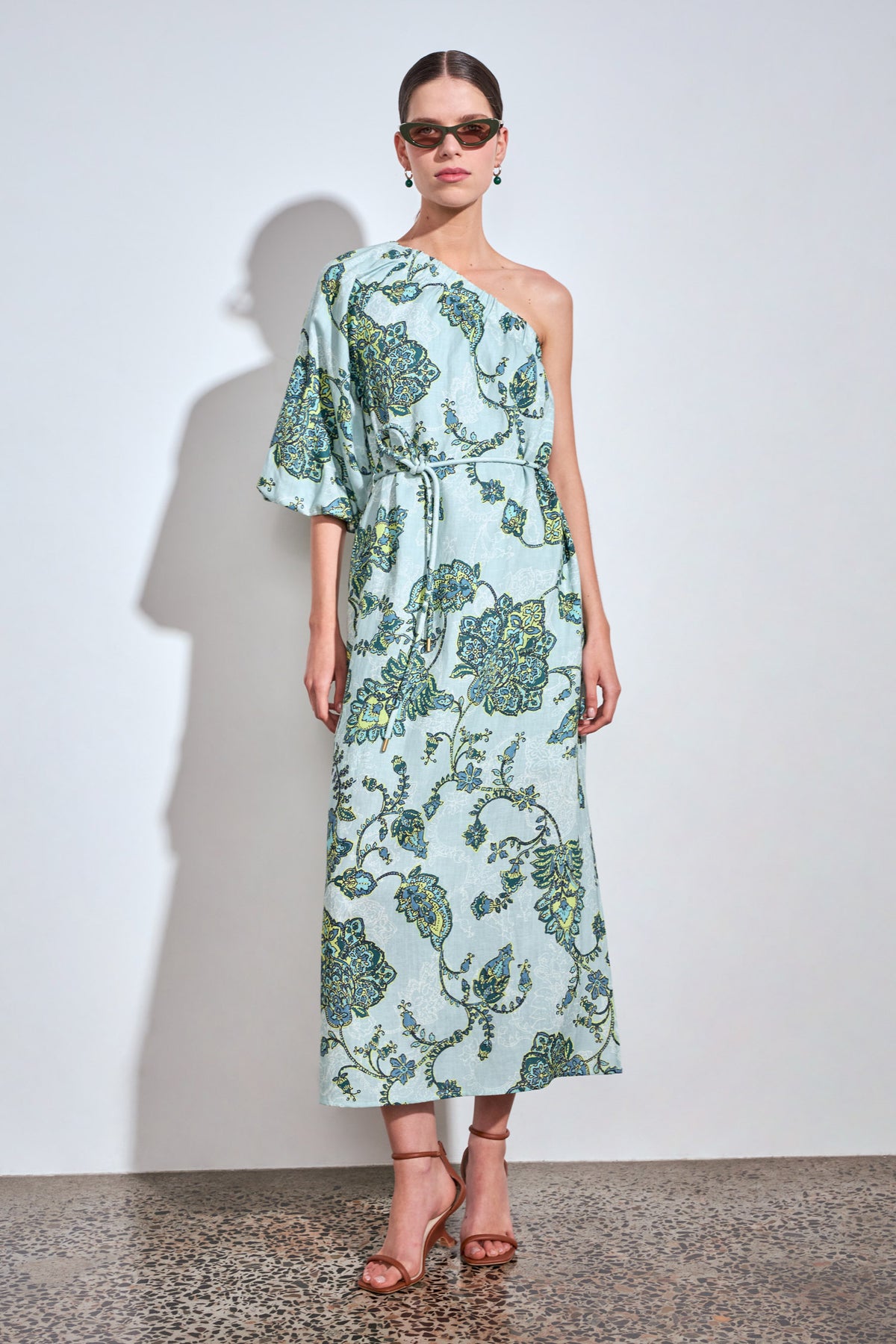 ZOE KRATZMANN SILHOUETTE DRESS FERN PAISLEY