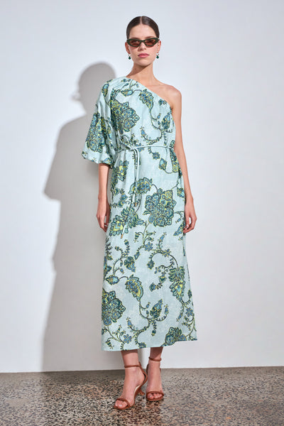ZOE KRATZMANN SILHOUETTE DRESS FERN PAISLEY