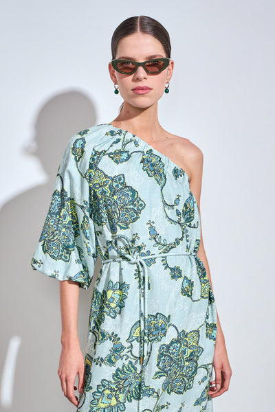 ZOE KRATZMANN SILHOUETTE DRESS FERN PAISLEY