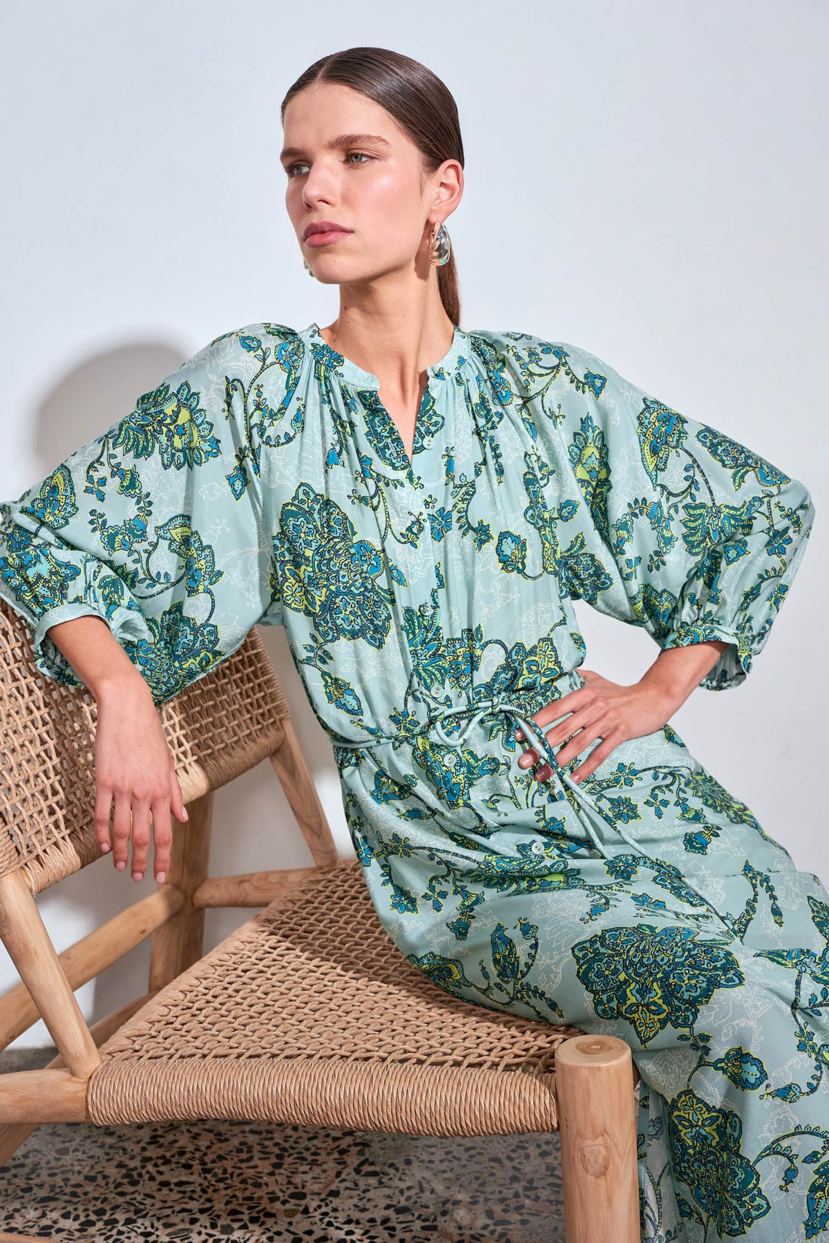 ZOE KRATZMANN HAVEN MAXI DRESS FERN PAISLEY