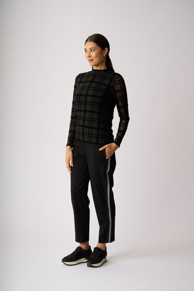 LONG SLEEVE POLO TOP