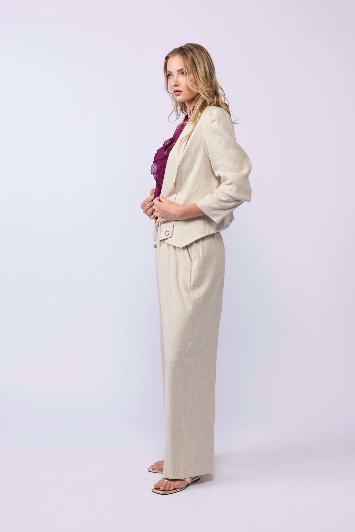 LAKE PANT NATURAL LINEN
