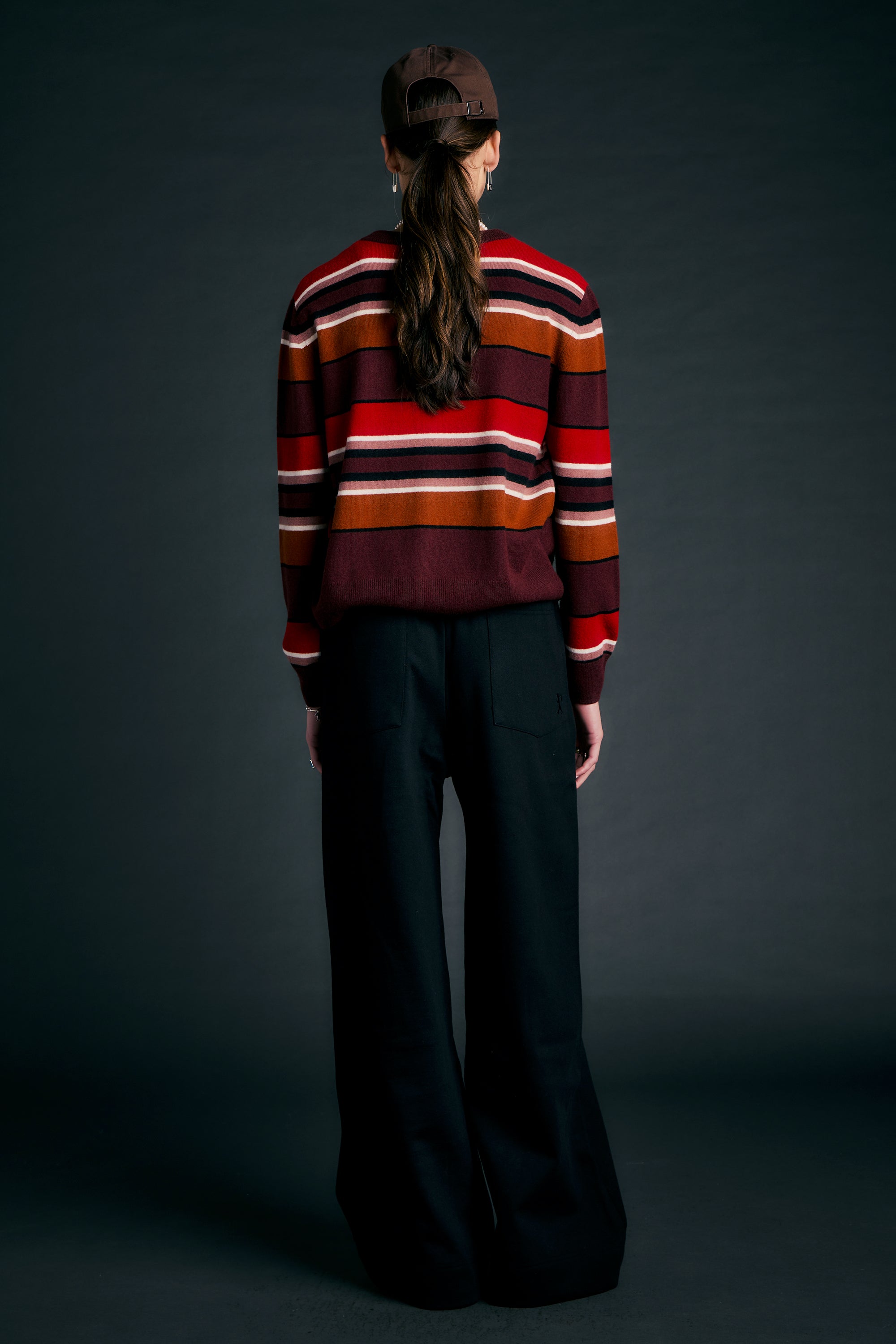 PIN TUCK TRACK PANTS