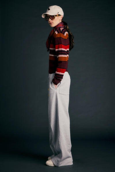 PIN TUCK TRACK PANTS