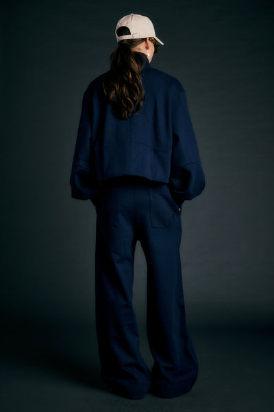 PIN TUCK TRACK PANTS