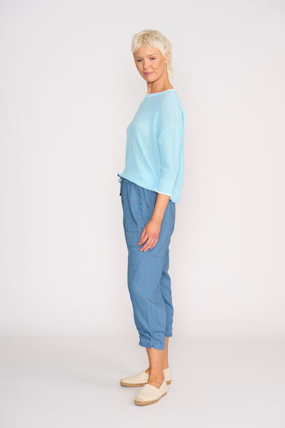 DRAPED TROUSERS