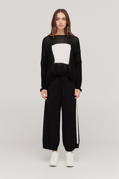 SQUARED LUCENT SWEATER