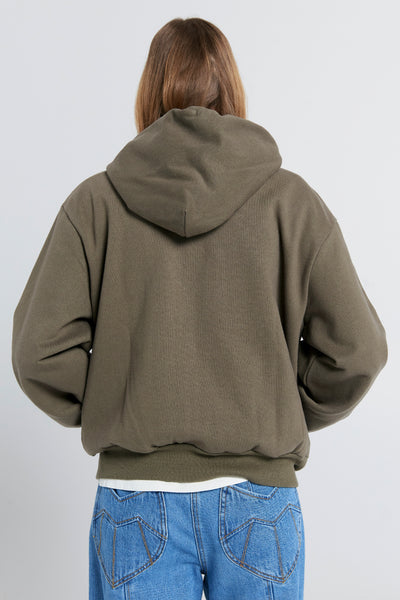 RUNAWAY GIRL CROPPED OVERSIZE HOODIE