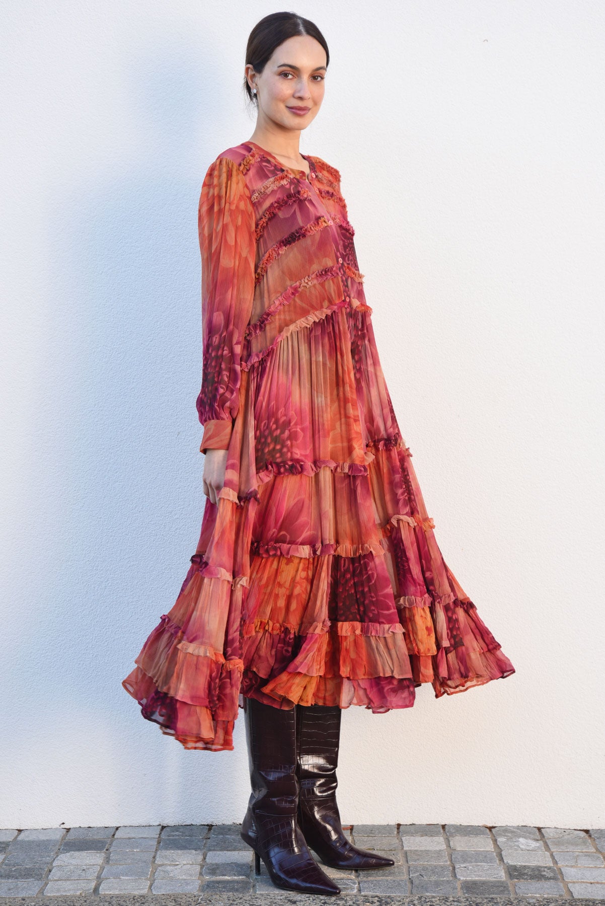AFTER FLOWERS DRESS