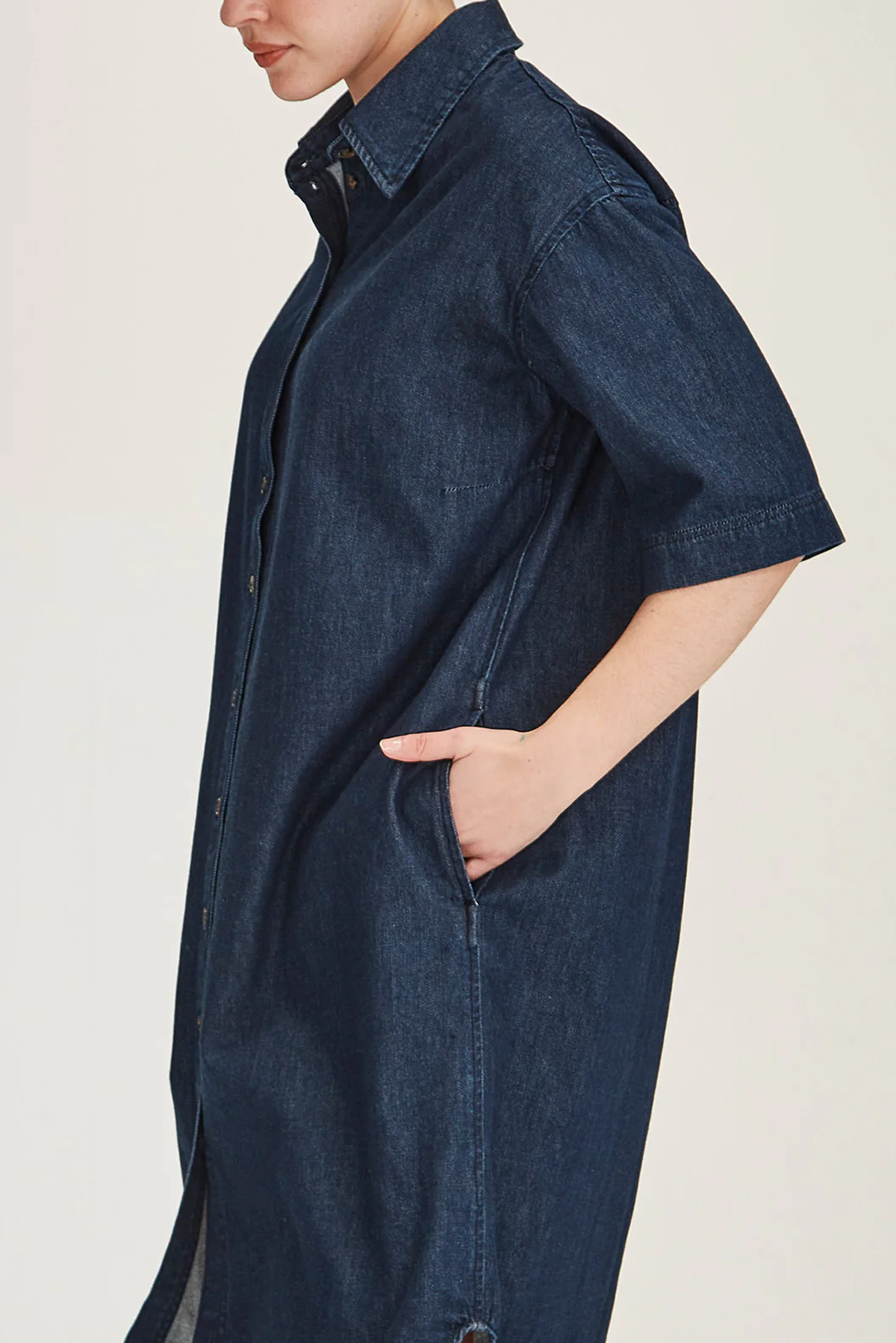 ALEXA DENIM DRESS