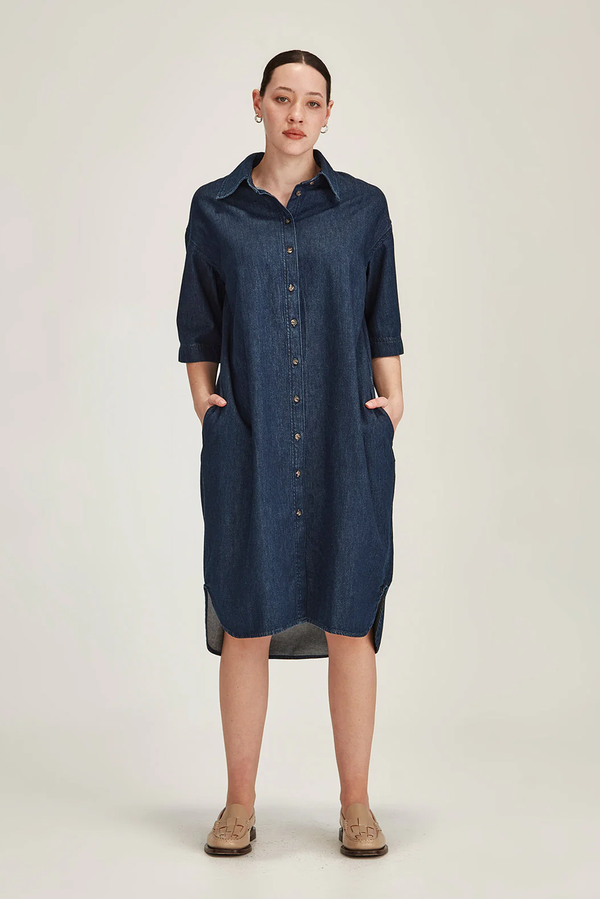 ALEXA DENIM DRESS