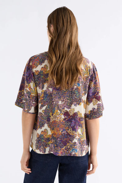 ELK AUBE TOP LANTIS PRINT COLOURFUL PRINT TOP 