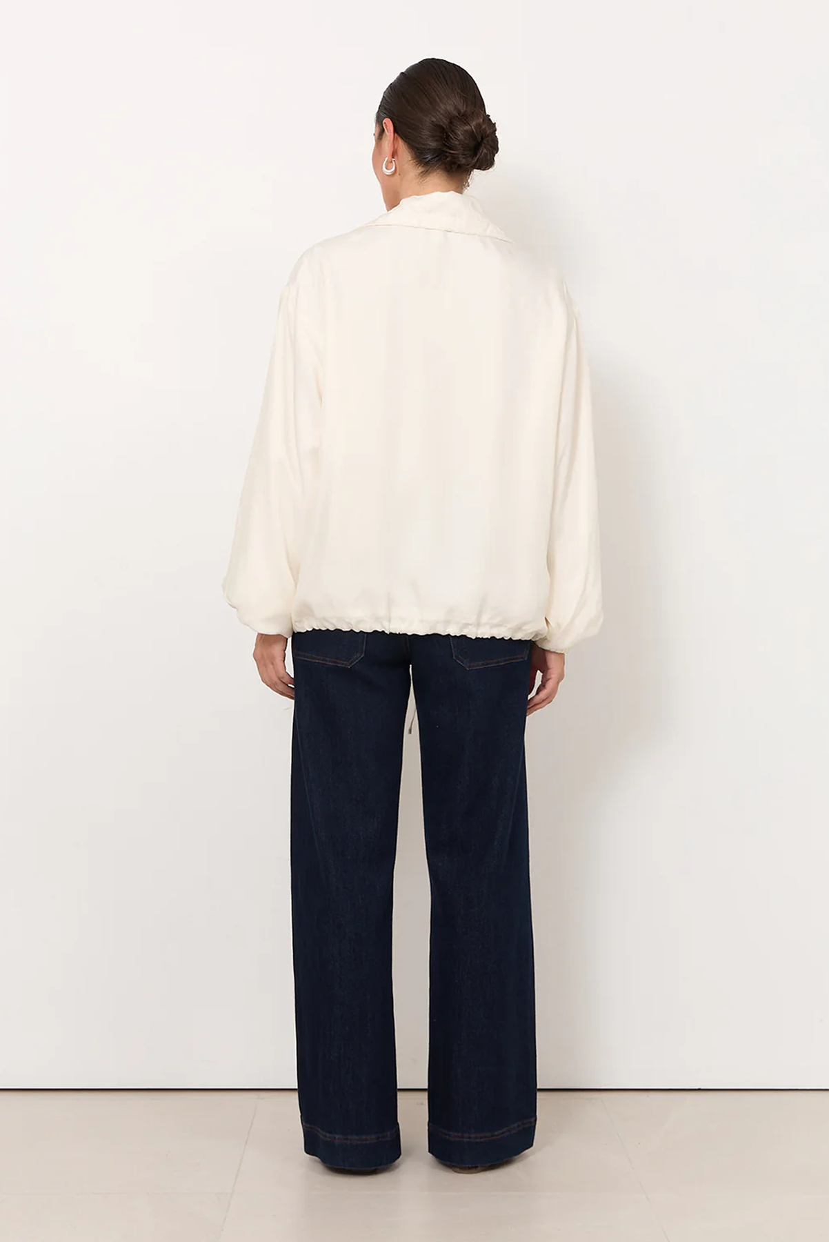 ADORNE AUDE JACKET CREAM IVORY CUPRO VISCOSE 