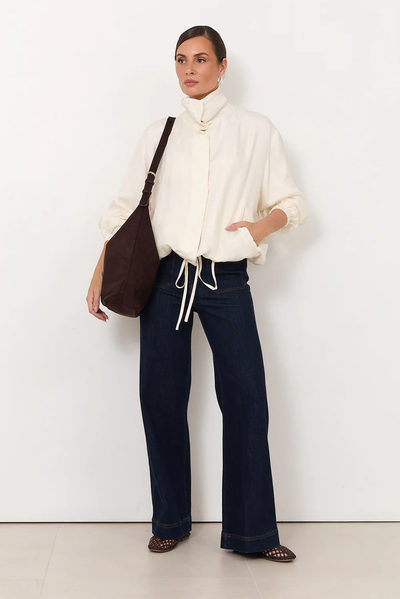 ADORNE AUDE JACKET CREAM IVORY CUPRO VISCOSE 