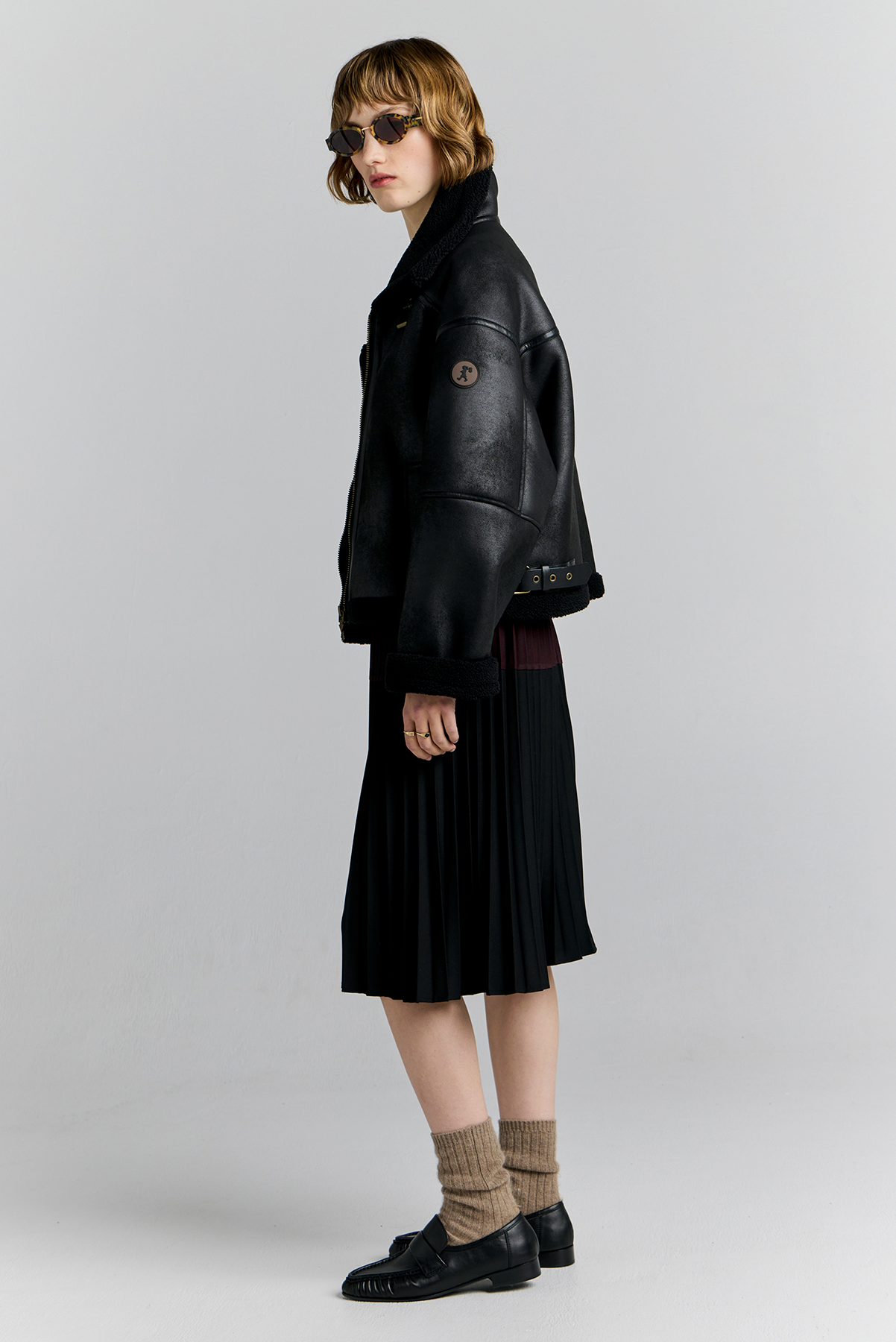 CROPPED AVIATOR JACKET