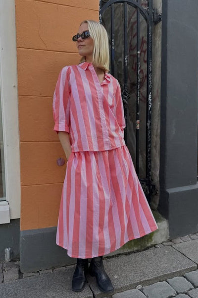 AKANE STRIPE MAXI SKIRT