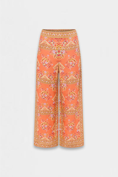 ZOE KRATZMAN MERCHANT PANT MARIGOLD GLOW ORANGE PRINT PANT