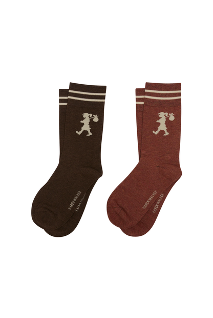 RUNAWAY GIRL SOCKS 2 PACK