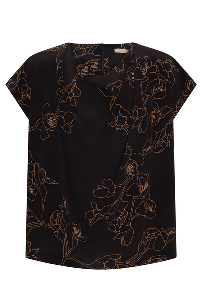 BUDD COWL NECK TOP