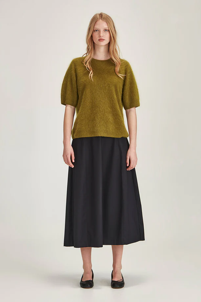 BRUSHED CASHMERE TEE