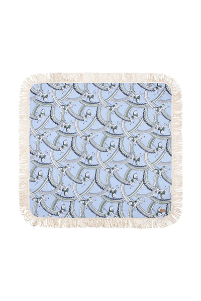 KOLLAB X KAREN WALKER FRINGED PICNIC MAT CAROUSEL