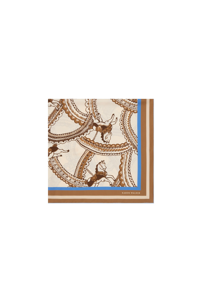 CAROUSEL CLASSIC SILK SCARF