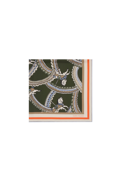 CAROUSEL CLASSIC SILK SCARF