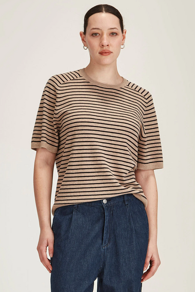 CECILIA STRIPE KNIT TEE