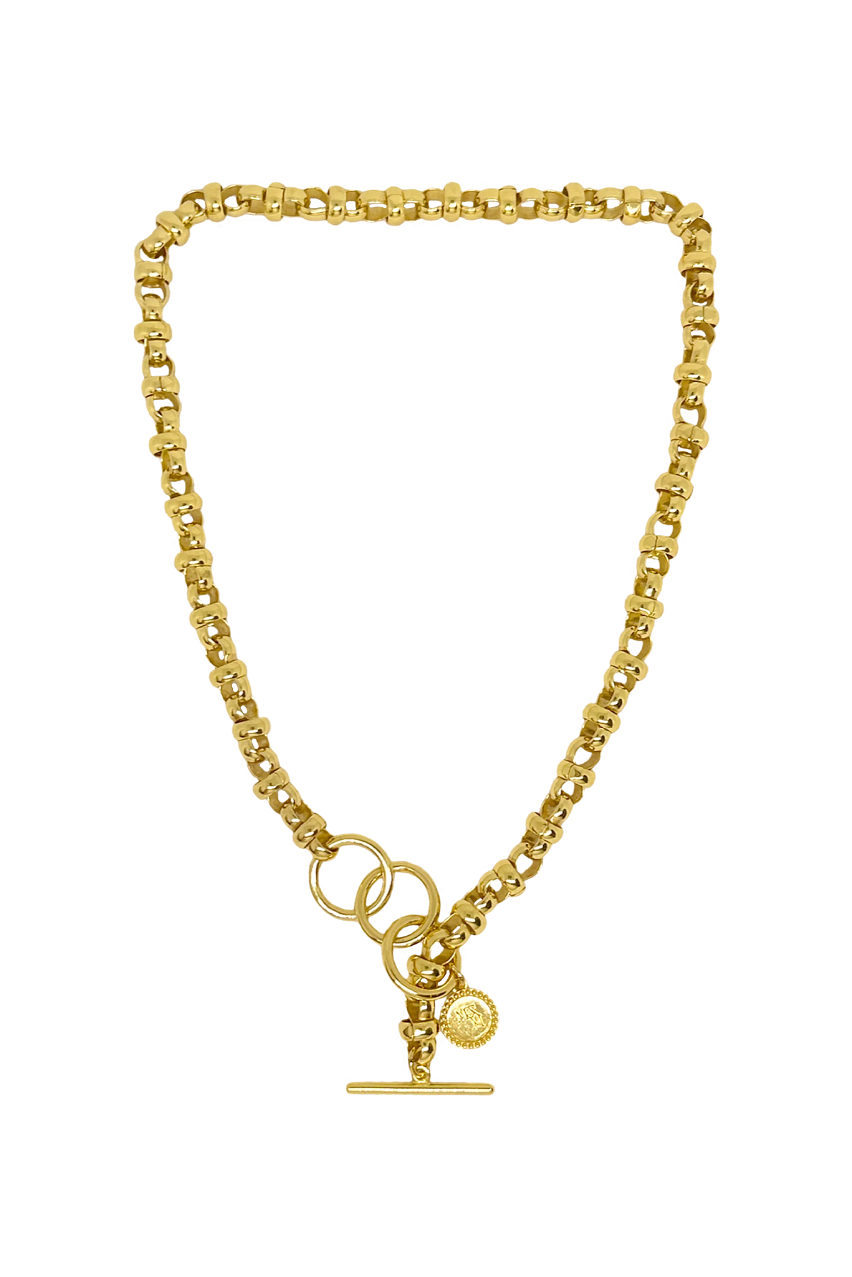 MOUNTAIN AND MOON CHARLOTTE NECKLACE GOLD CHAIN NECKLACE JEWELLERY