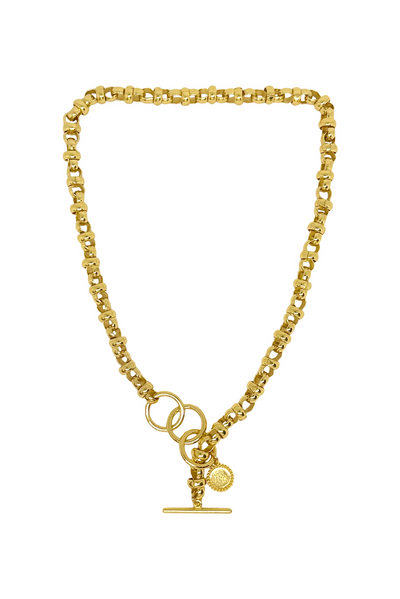 MOUNTAIN AND MOON CHARLOTTE NECKLACE GOLD CHAIN NECKLACE JEWELLERY
