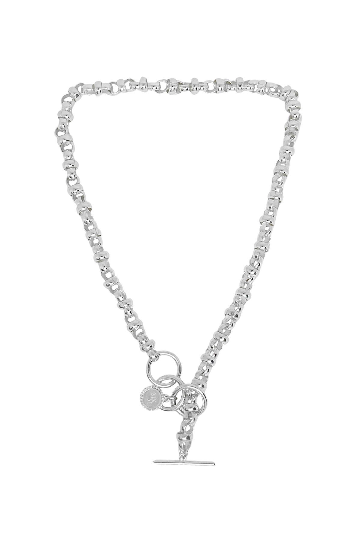 MOUNTAINN AND MOON CHARLOTTE NECKLACE SILVER CHAIN JEWELLERY