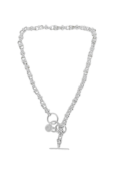 MOUNTAINN AND MOON CHARLOTTE NECKLACE SILVER CHAIN JEWELLERY