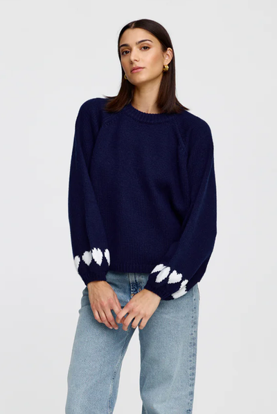 CHERIE HEARTS KNIT