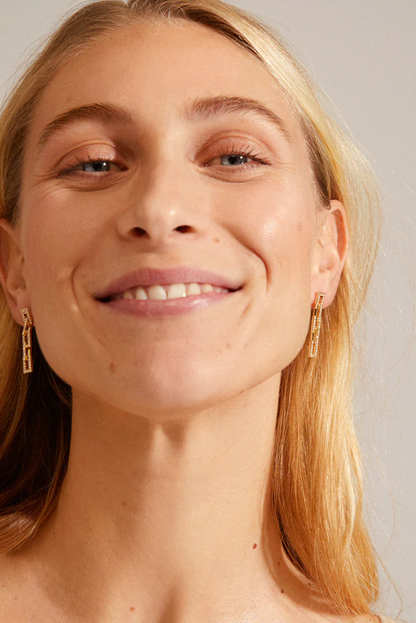 COBY RECYCLED CRYSTAL EARRINGS