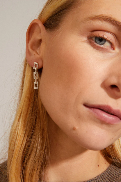 COBY RECYCLED CRYSTAL EARRINGS