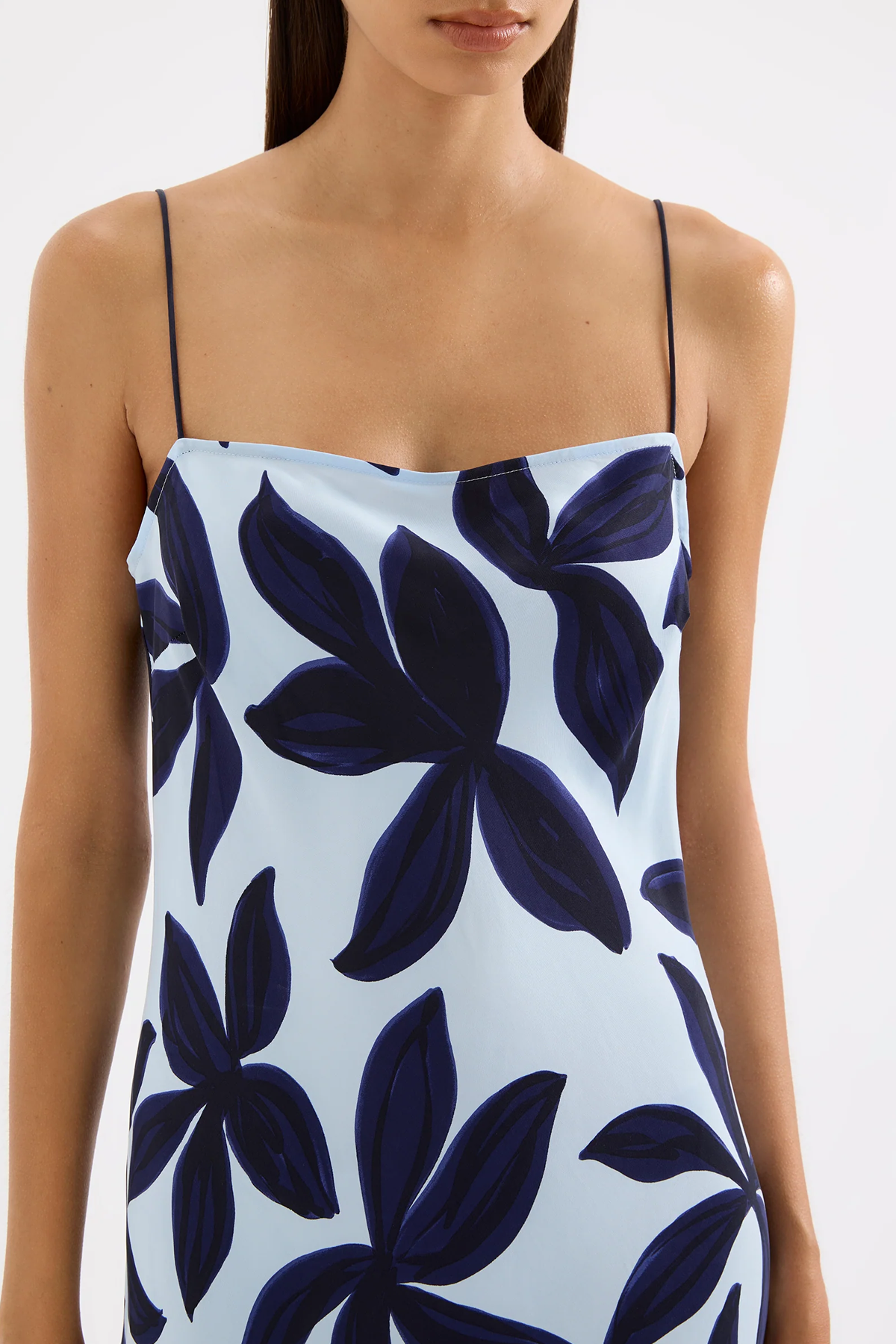 CORFU CUPRO SLIP DRESS