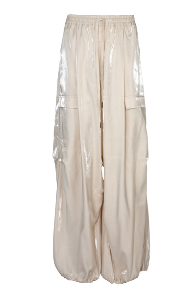 COOPER PANT ICIPATE IN STYLE PANT RAYON POLYESTER CARGO PANT IVORY 