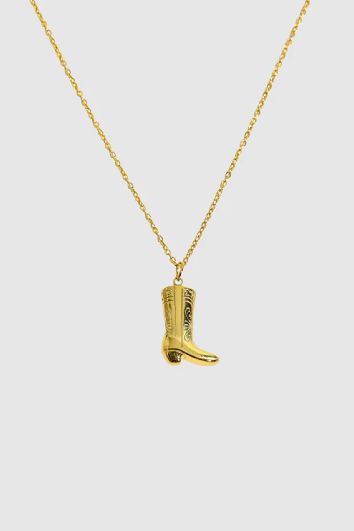 COWBOY BOOT NECKLACE